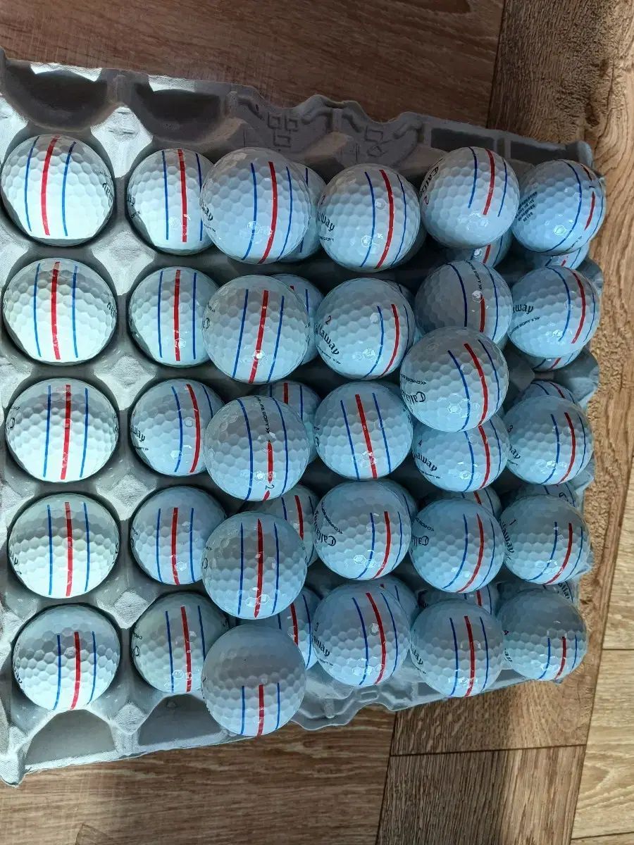 キャロウェイ3線 ロストボール きれい クロムソフト 51球 102000