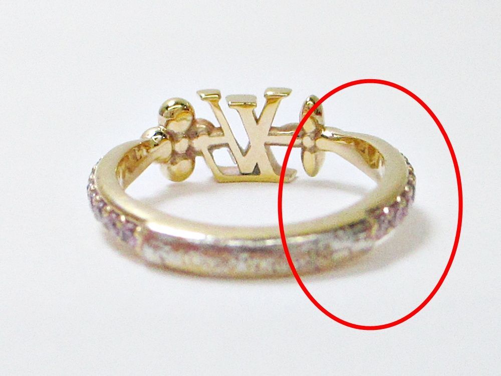 LOUIS VUITTON ルイヴィトン M1335M LV アイコニック リング Mサイズ