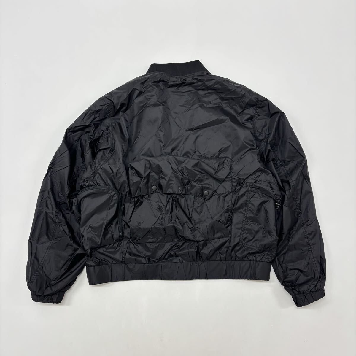 A54 BEAMS 撥水 マルチポケット MA-1 フライトジャケットブルゾン