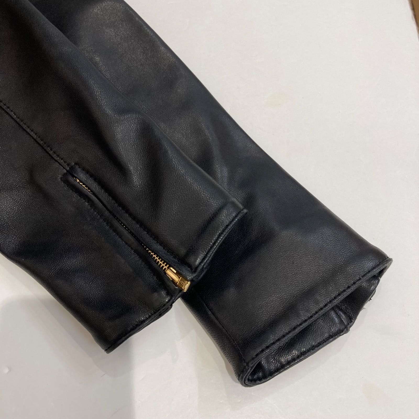 組曲 クミキョク ラムレザー ライダースジャケット 高級 本革 レザー