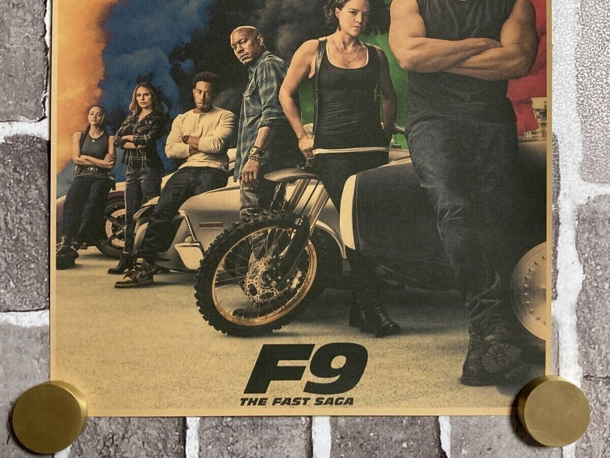 クラフト紙製 ポスター ワイルド・スピード ジェットブレイク（ヴィン