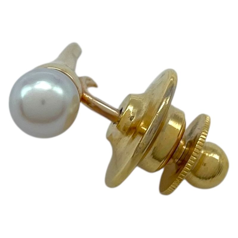ティファニー TIFFANY＆CO ゴルフピンブローチ イエローゴールド K 14 パール ジュエリー