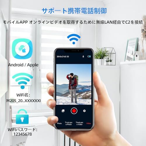 六軸手ブレ補正 ウェラブルカメラ