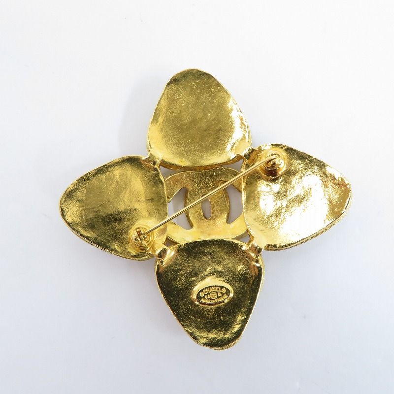 瀬戸大橋店】 中古 CHANEL | シャネル ブローチ ココマーク グリポア