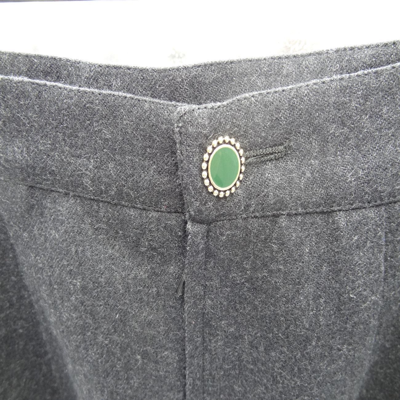 FENDI 365 ウール スカート イタリア製 フェンディ スリット サイズ42