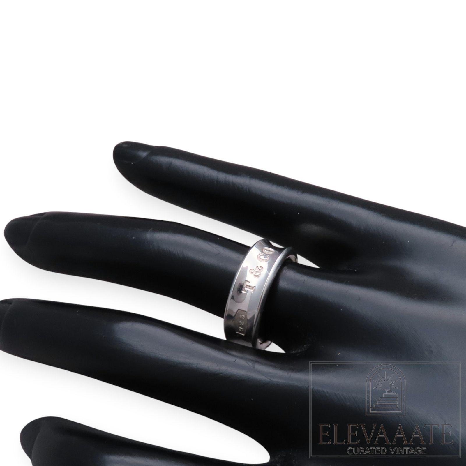 美品 Tiffany&Co. ティファニー 1837 ナロー シルバー リング SV925