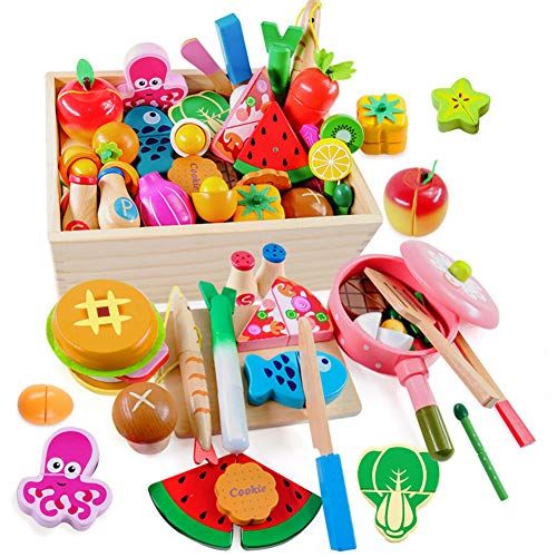 木製 おままごとセット 磁石式 厨房ままごと用食べ物おもちゃ 食品衛生法検査済 木製おままごと 切る遊び きれるハンバーガー 料理 野菜 果物 31種セット 100％ 089 f 0 e 90