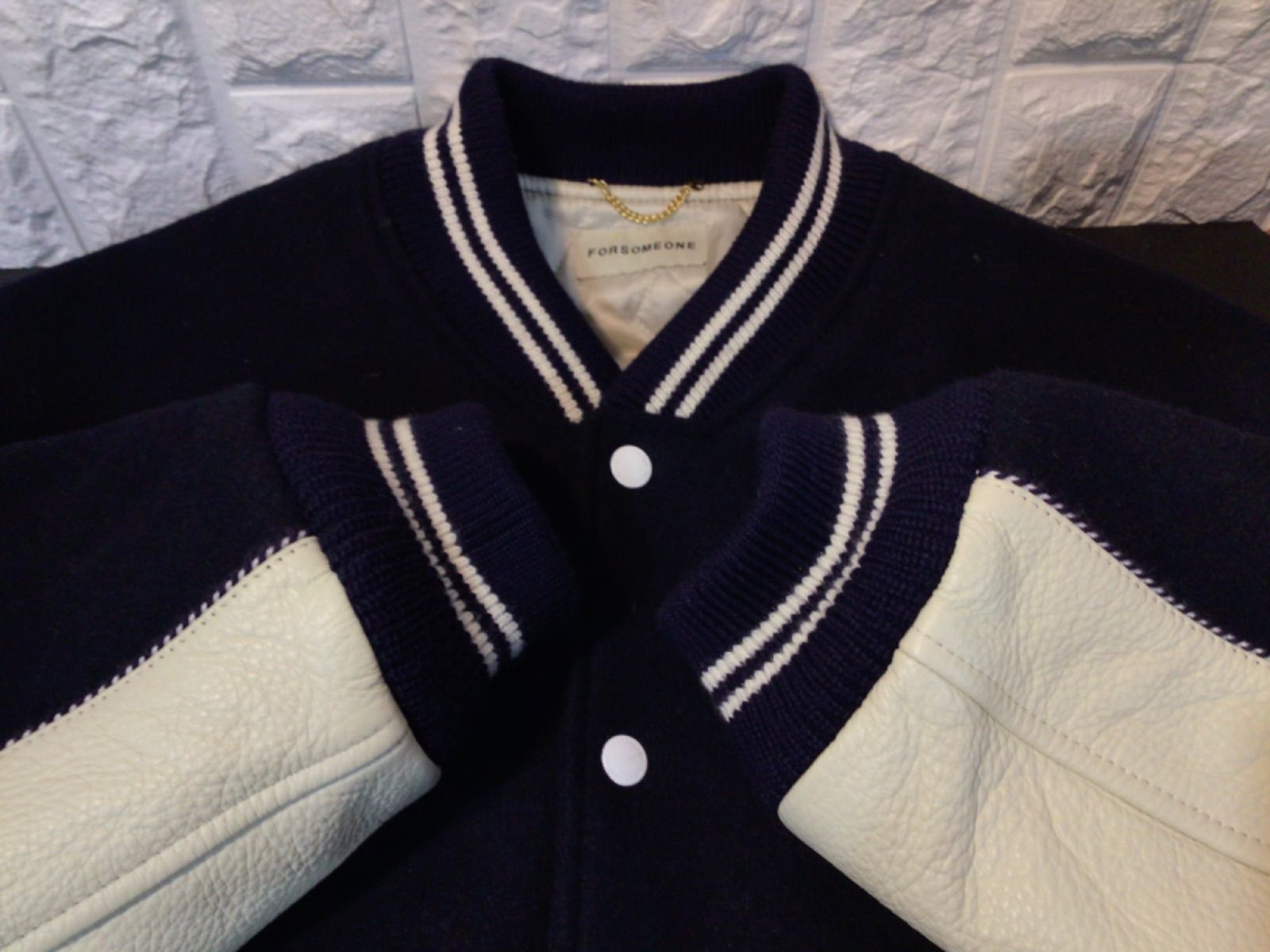 FORSOMEONE ウール スタジャン - メルカリ