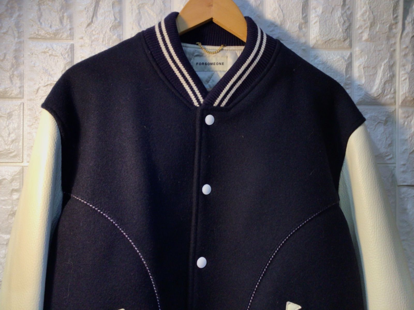 FORSOMEONE ウール スタジャン - メルカリ