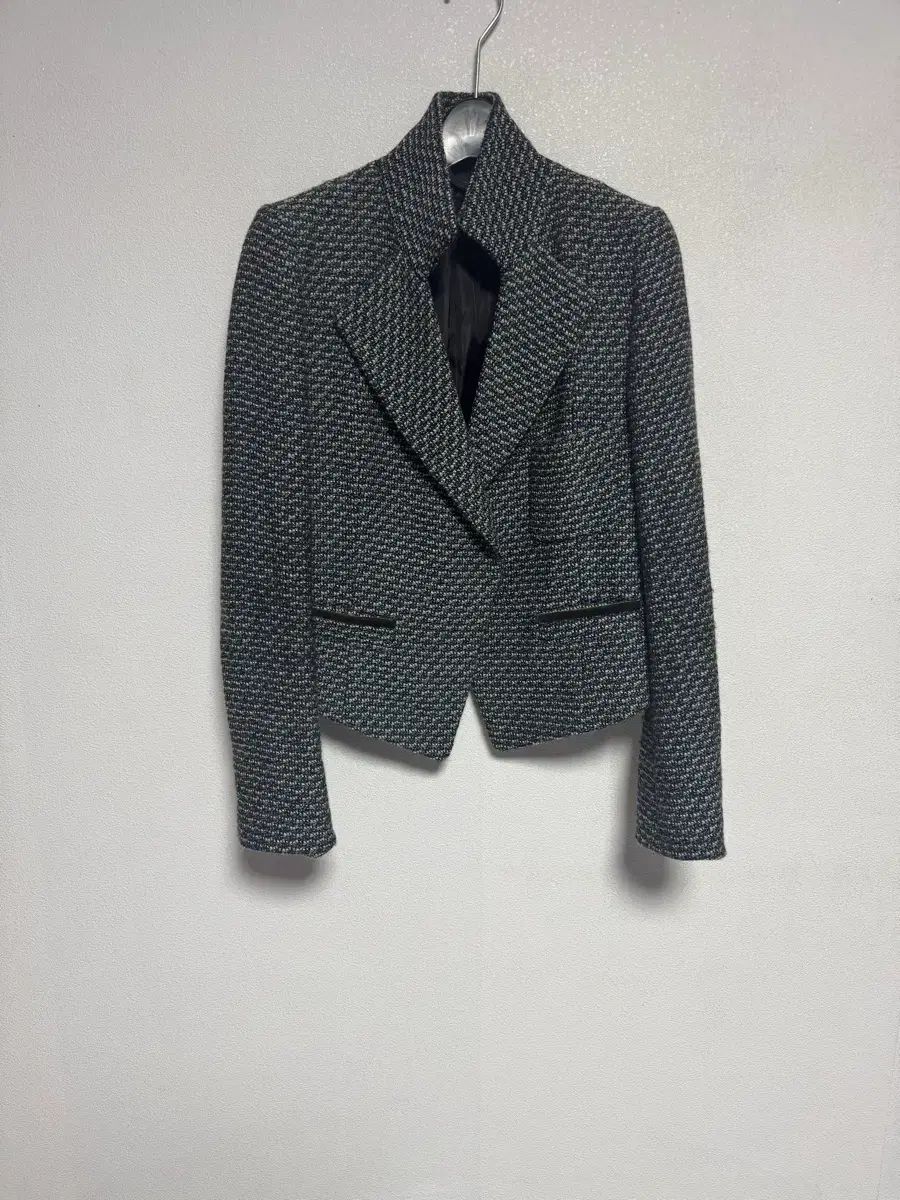 マイン イタリア製 ウールツイードジャケット
