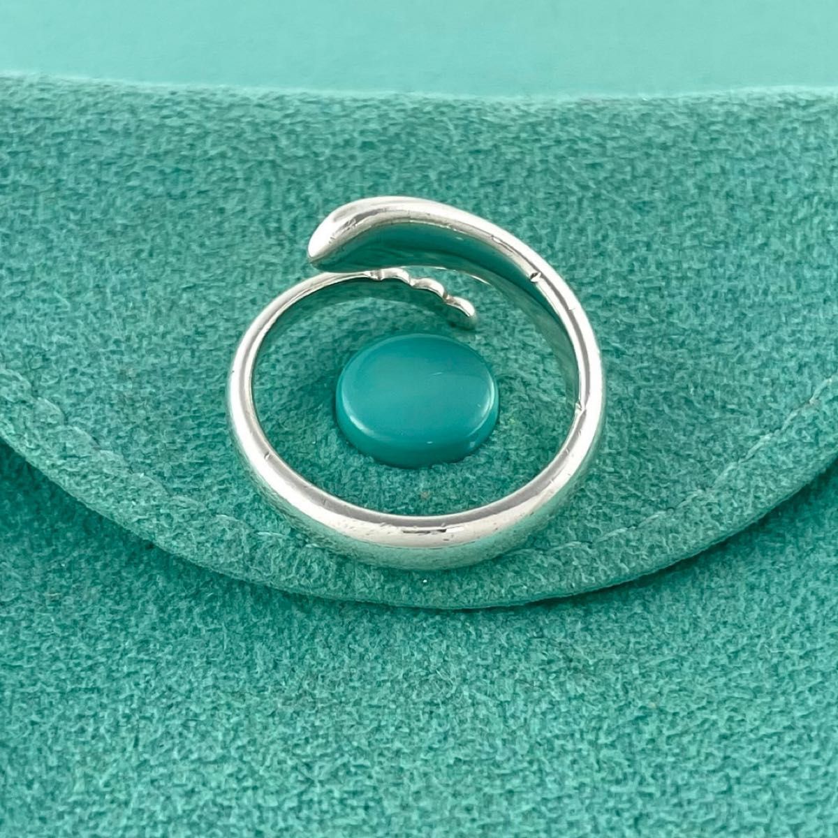 ティファニー 11号 エルサペレッティ スネーク リング シルバー WV1fe