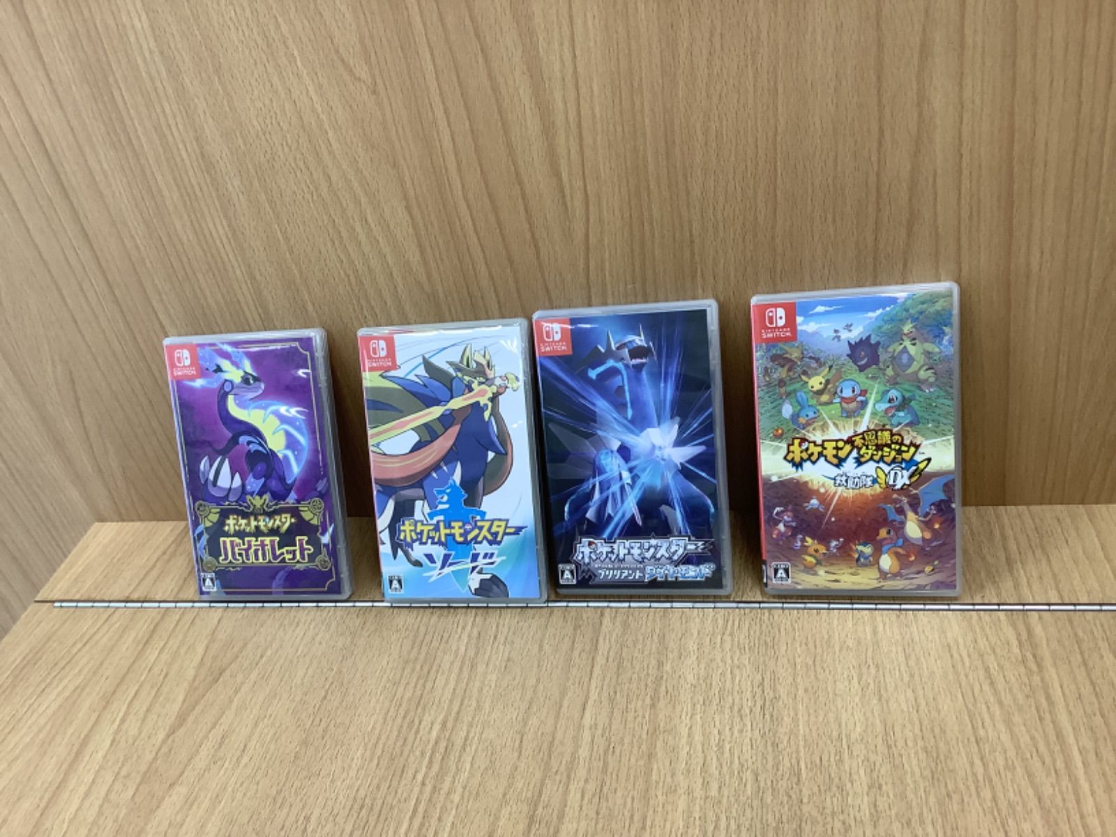 D 1799 Nintendo Switch ポケットモンスターソフト 4点セット