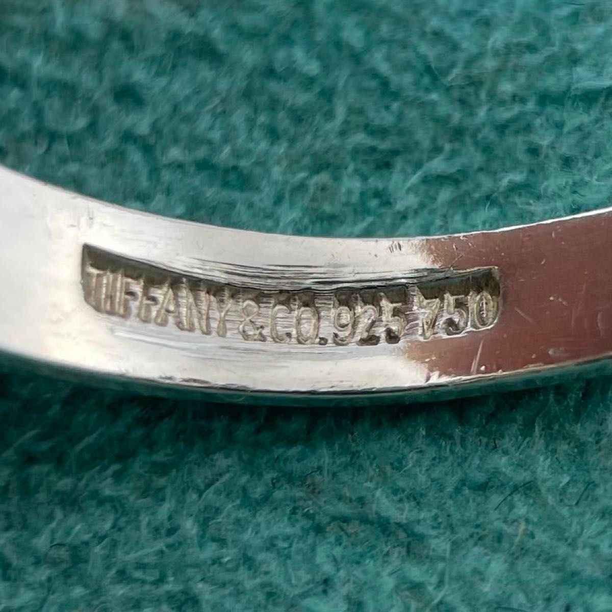 ティファニー 11号 リボン ボウ リング 925 750 コンビ WE2fe - メルカリ