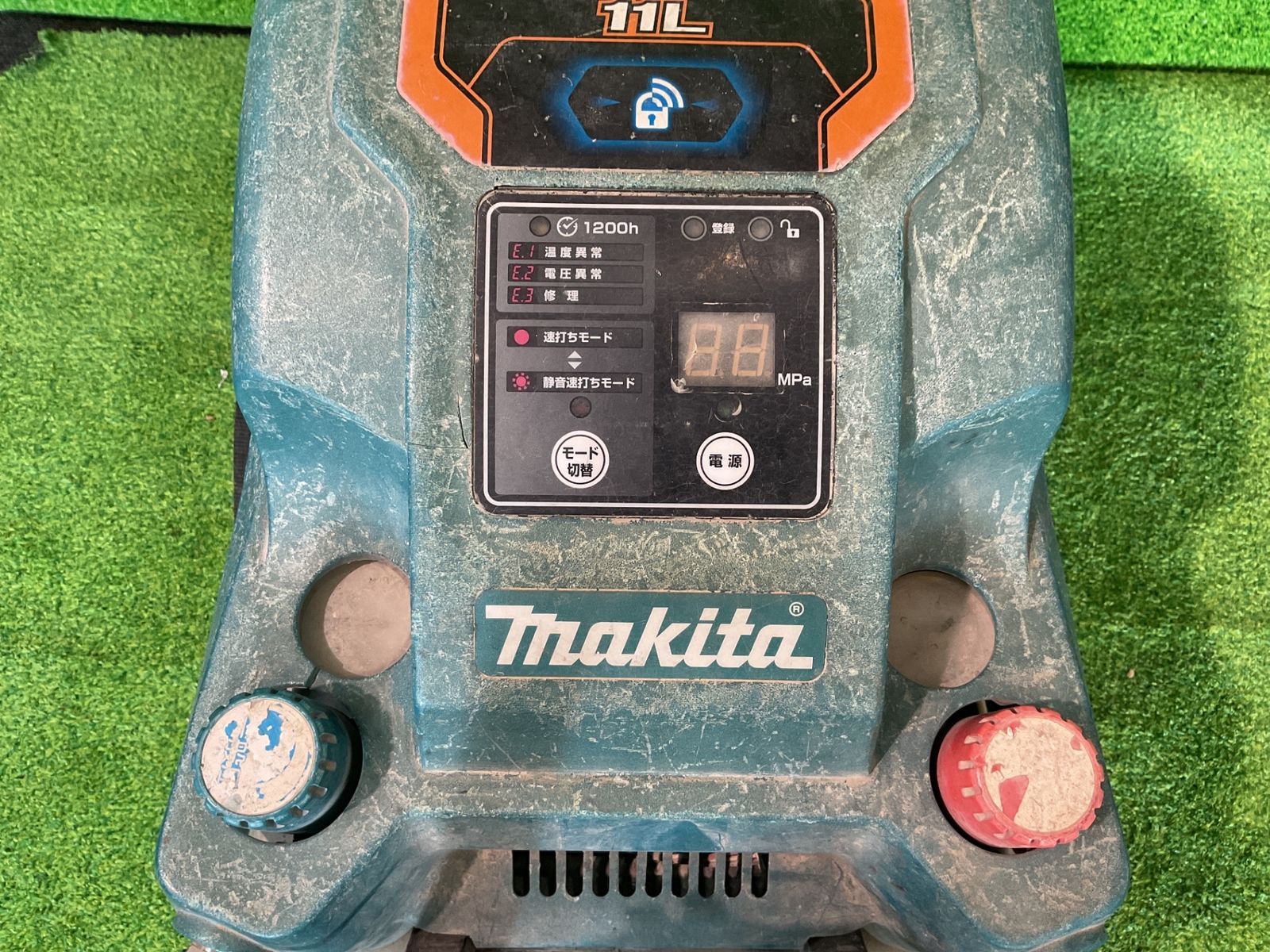 エアーコンプレッサ 始動キー付属