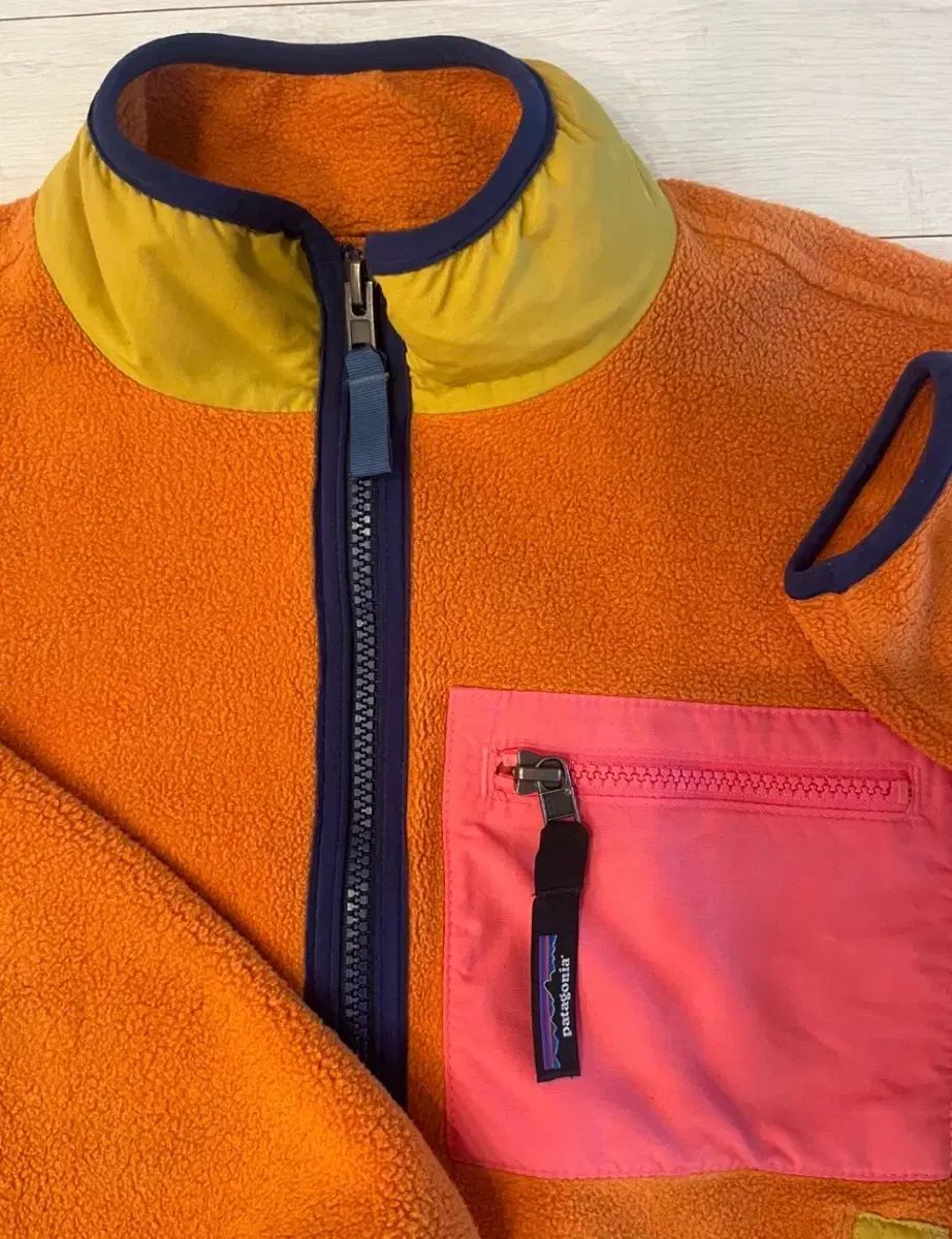 キッズ patagonia シンチラ ジャケット フリース ジップアップ レトロ シープスキン