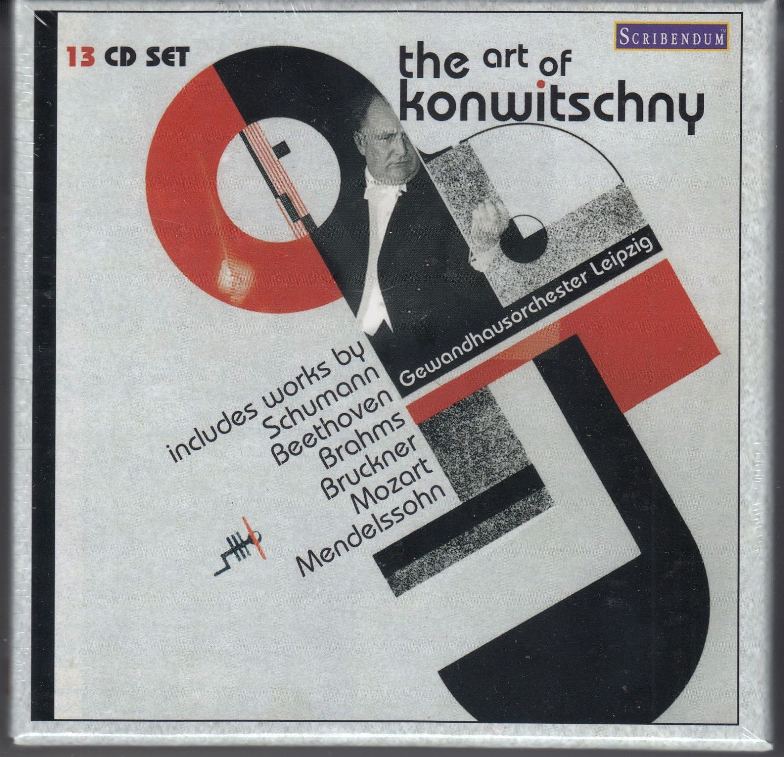 13 CD Scribendum シューマン 交響曲全集-ベートーヴェン 交響曲全集他 フランツ コンヴィチュニー-ライプツィヒ ゲヴァントハウス管弦楽団 1960-1961他