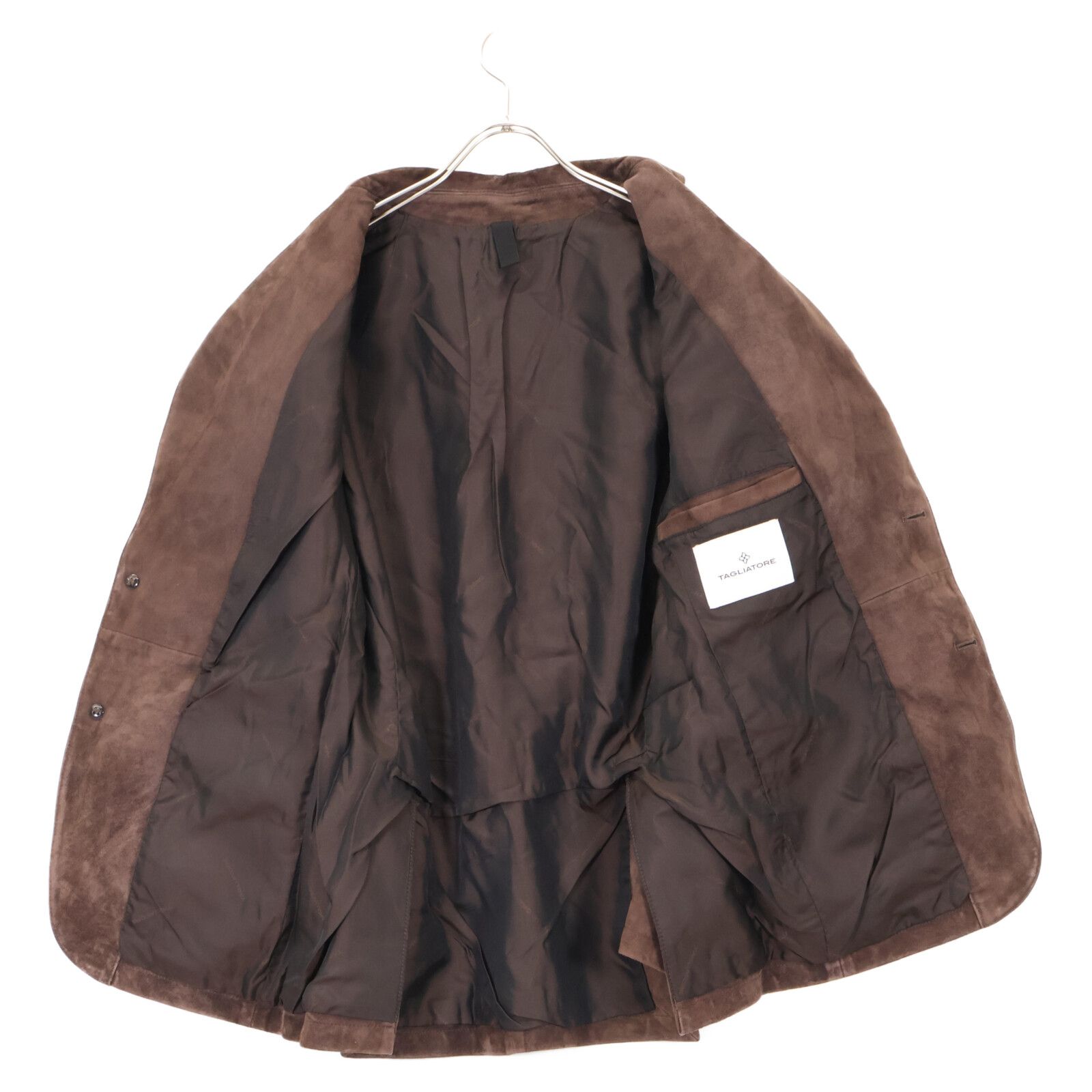 TAGLIATORE タリアトーレ ASI21-01 CARSON ﾌﾞﾗｳﾝ ﾗﾑﾚｻﾞｰｽｴｰﾄﾞ ｻｲﾄﾞﾍﾞﾝﾂ