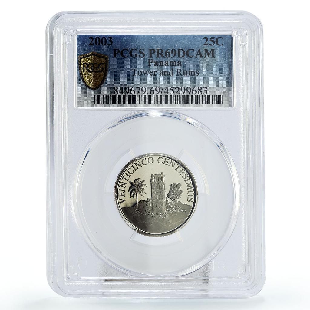 パナマ 1929年 2.5センティモス硬貨 Panama 2-1/2 Centesimos KM 8