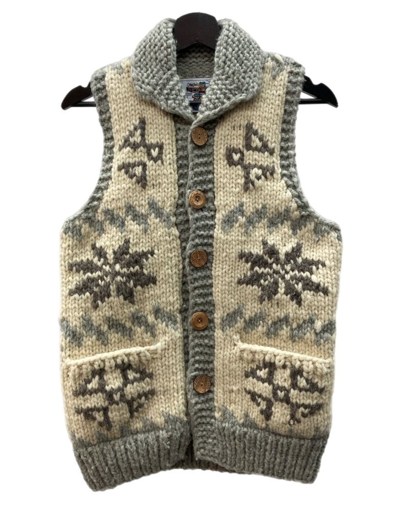 カナタ KANATA COWICHAN KNIT VEST カウチン ニット ベスト