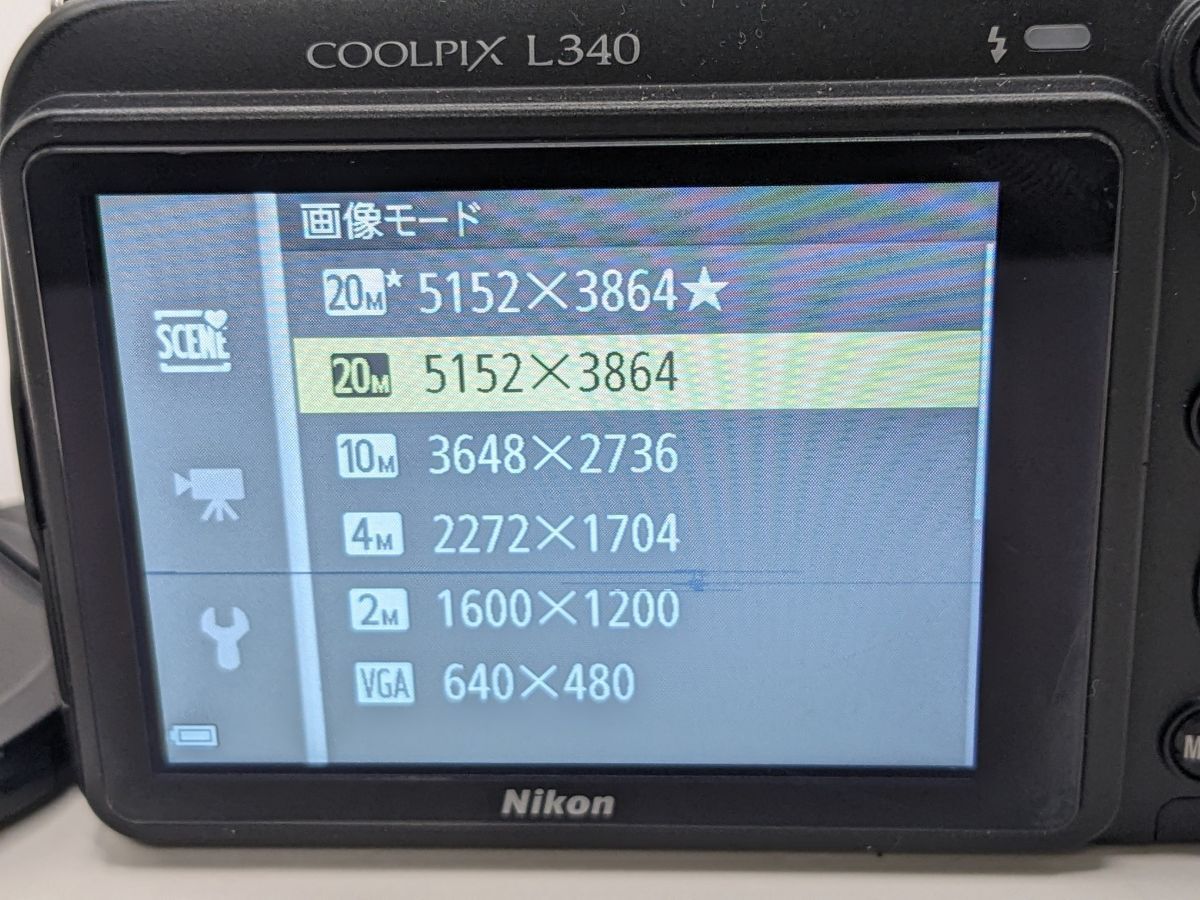 ☆動作品 / ワケあり大特価☆ Nikon ニコン COOLPIX L340 コンパクト