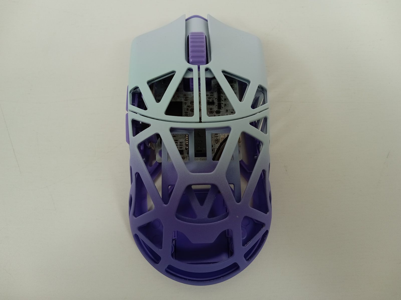 WLMOUSE Beast X Mini ゲーミングマウス Magnesium マグネシウム 4 K PAW 3395 バイオレット 有線 無線 清掃済 MB-6239