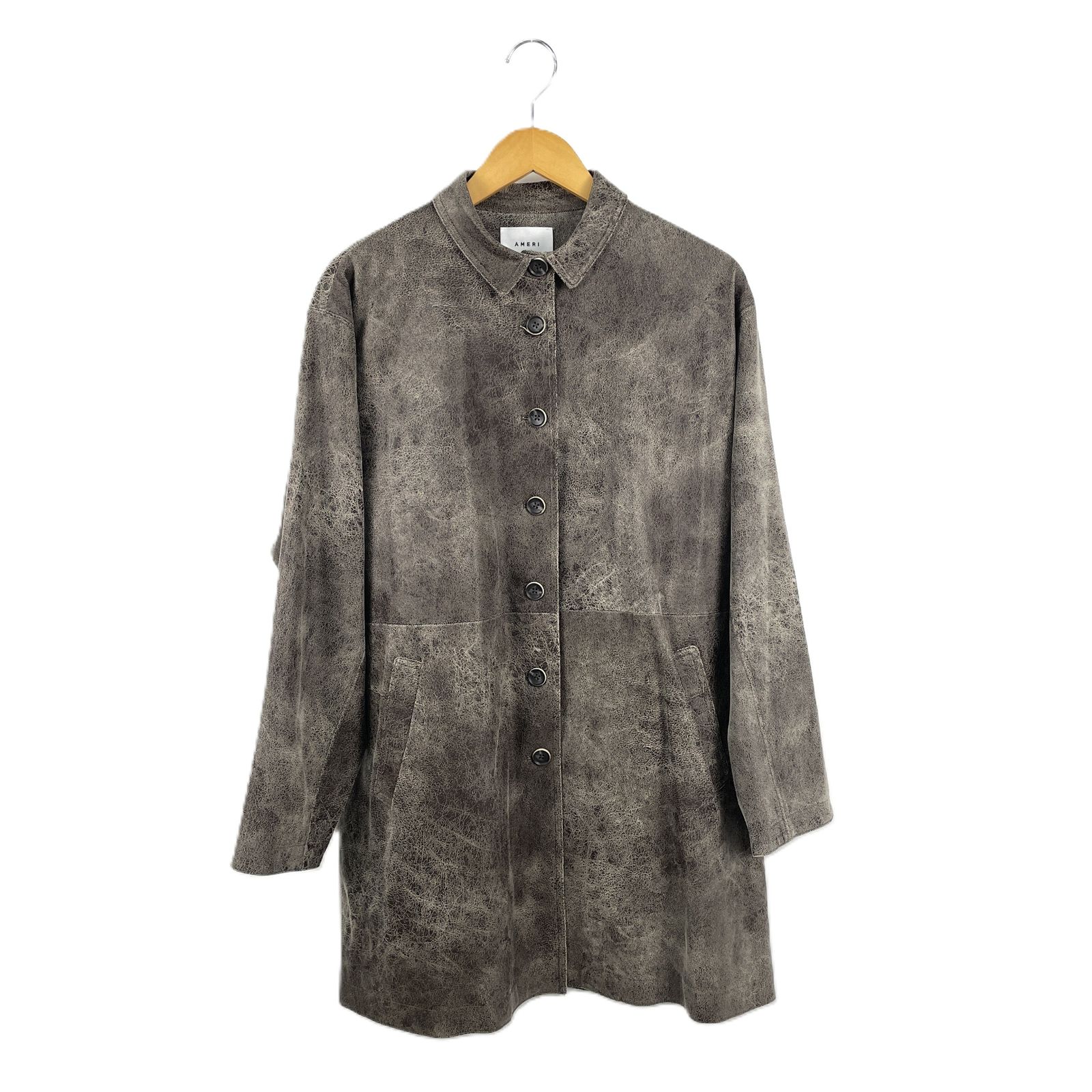 AMERI VINTAGE アメリヴィンテージ 01120750010 CRUSHED LEATHER COAT