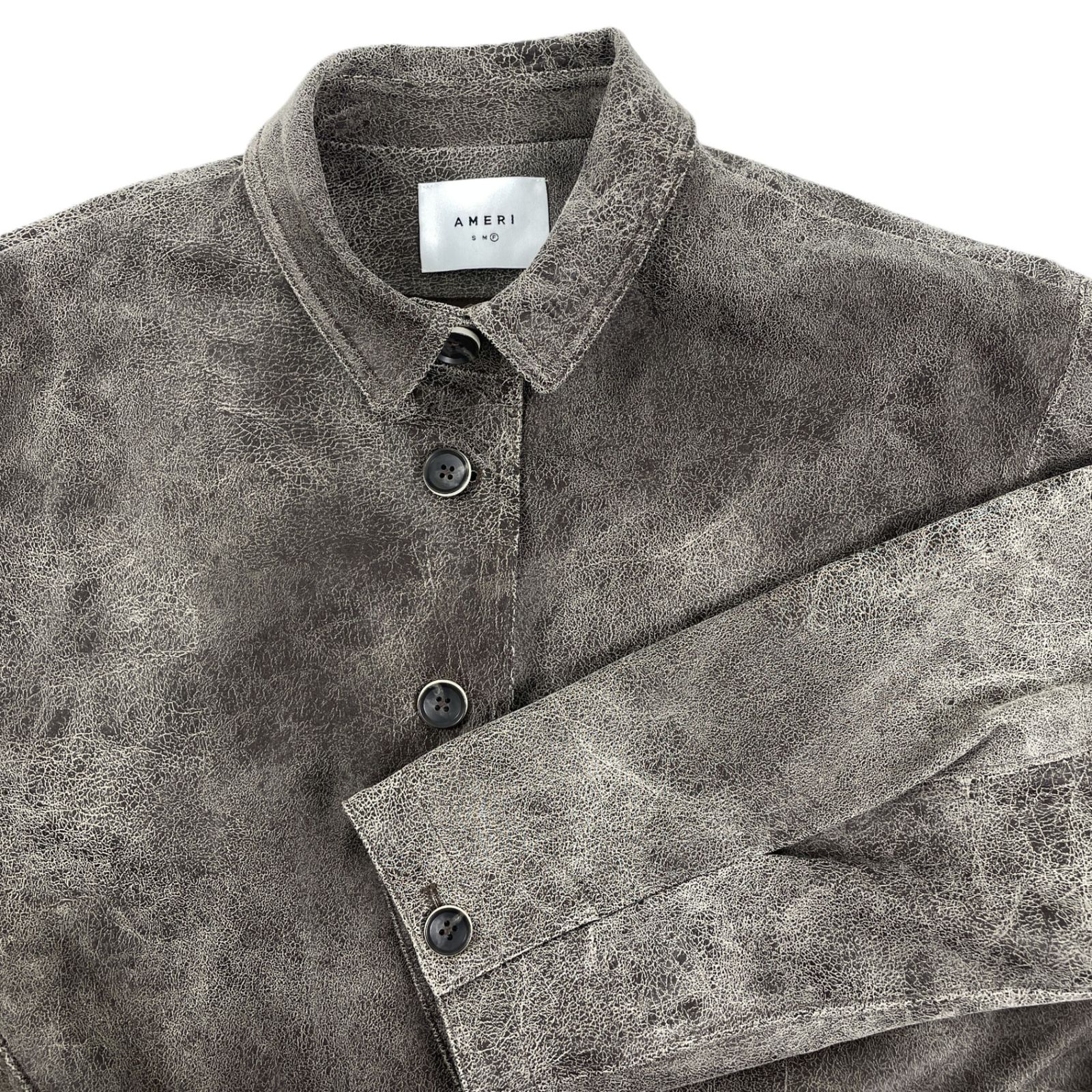 AMERI VINTAGE アメリヴィンテージ 01120750010 CRUSHED LEATHER COAT