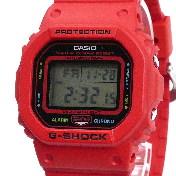 CASIO カシオ G-SHOCK エナジーパック 腕時計 電池式 レッド DW-5600EP