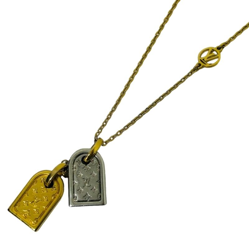 LOUIS VUITTON ルイヴィトン ネックレス ナノグラム M63141 GP