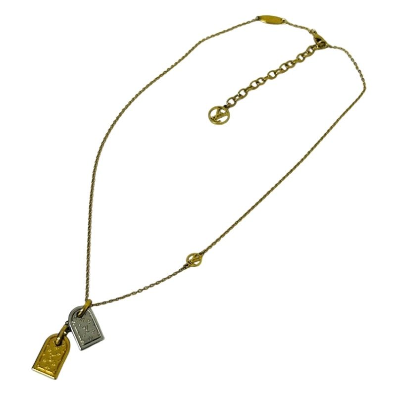 LOUIS VUITTON ルイヴィトン ネックレス ナノグラム M63141 GP
