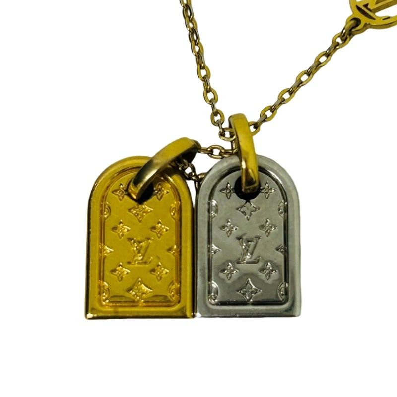 LOUIS VUITTON ルイヴィトン ネックレス ナノグラム M63141 GP