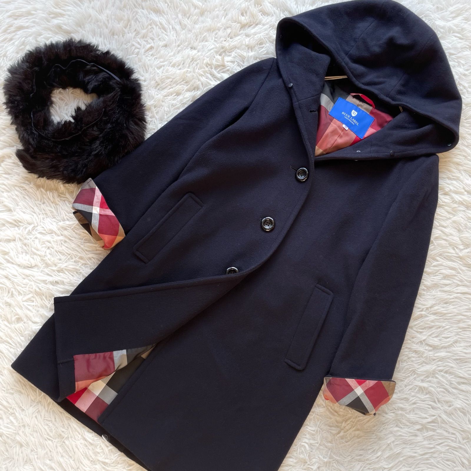 美品 BLUE LABEL CRESTBRIDGE ブルーレーベルクレスブリッジ 2way