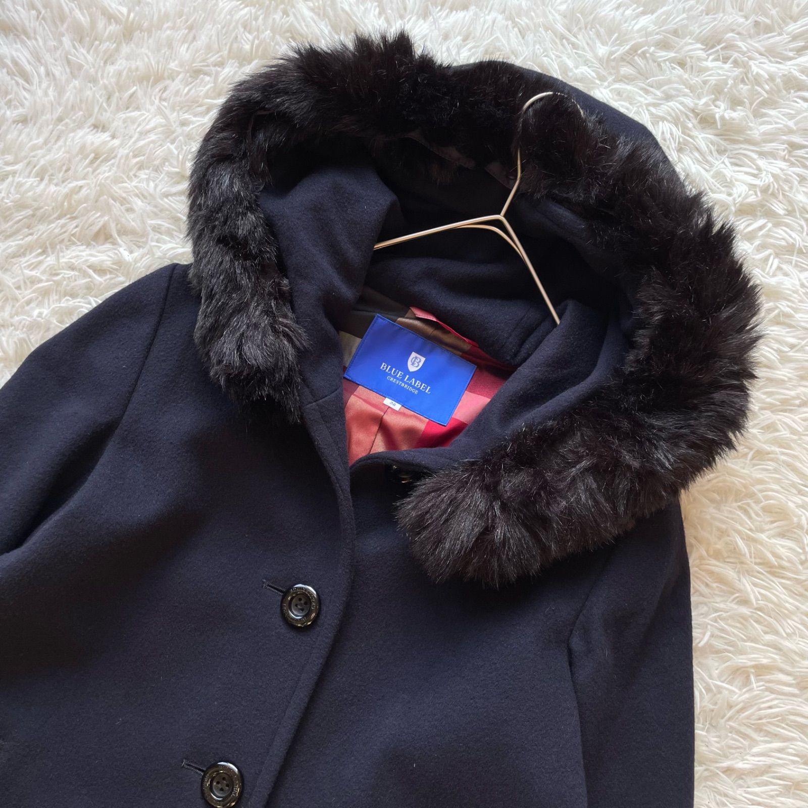 美品 BLUE LABEL CRESTBRIDGE ブルーレーベルクレスブリッジ 2way