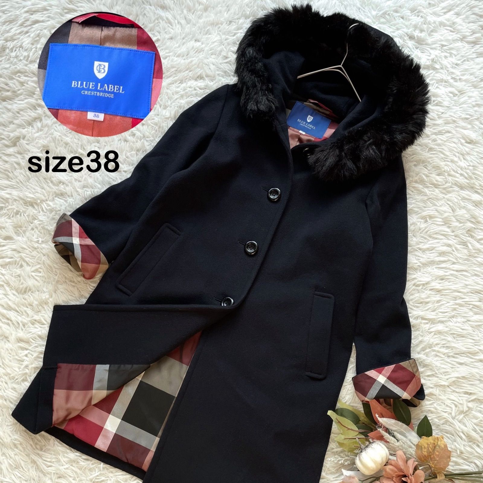 美品 BLUE LABEL CRESTBRIDGE ブルーレーベルクレスブリッジ 2way