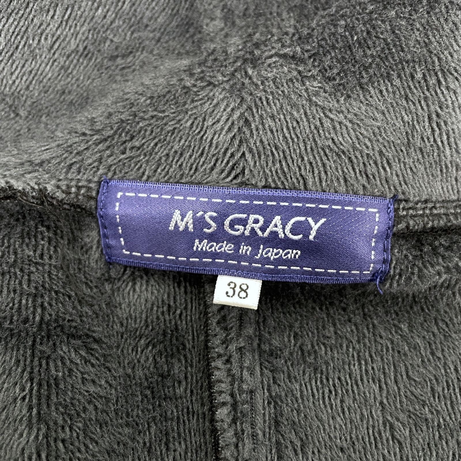 M'S GRACY エムズグレイシー CR-114513 ボンバーヒートコート ポケット