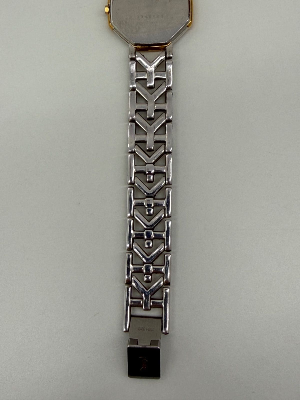  品 扱い イヴサンローラン オクタゴン ロゴベルト腕時計 S 2 0 腕時計(クォーツ) 腕時計(アナログ)