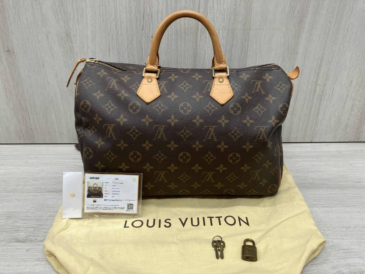 ハンドバッグ　LOUIS VUITTON モノグラム　TH0094 鑑定書付き】LOUIS VUITTON モノグラム スピーディ35 TH0094