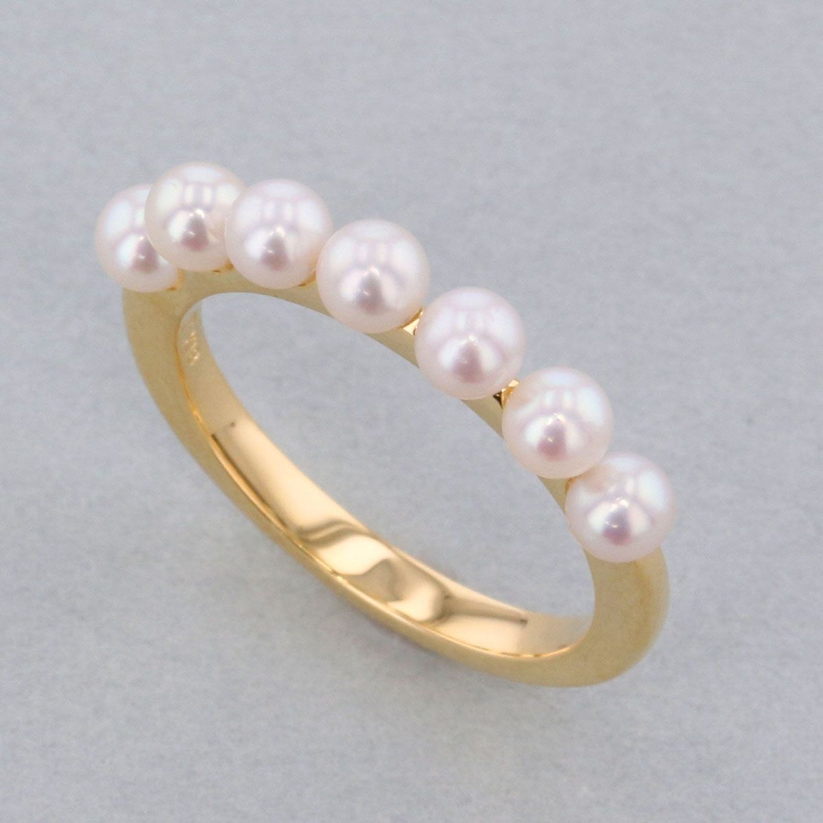 ミキモト アコヤパール リング 750 YG 指輪 PR 1426 K レディース 約11号 18イエローゴールド ゴールド