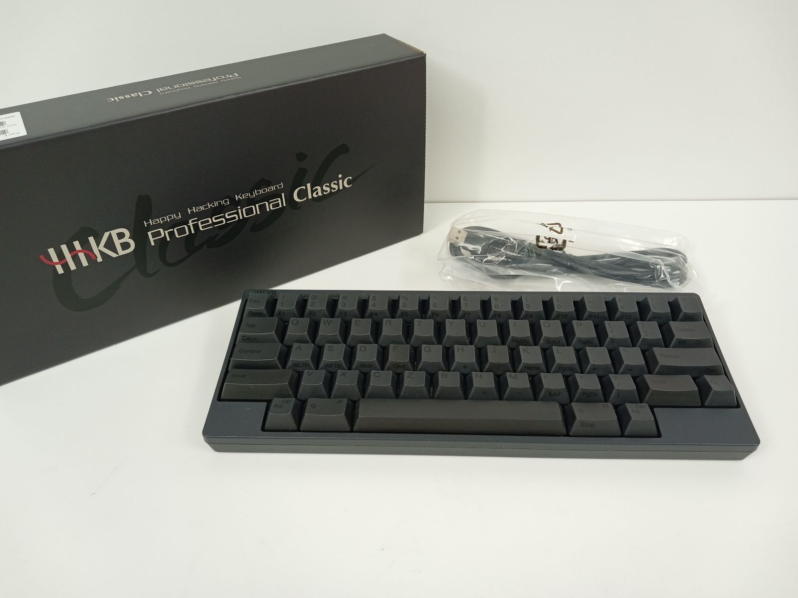 Happy Hacking Keyboard Professional Classic HHKB PD-KB 401 B 英語配列キーボード 動作 清掃済 MB-6241