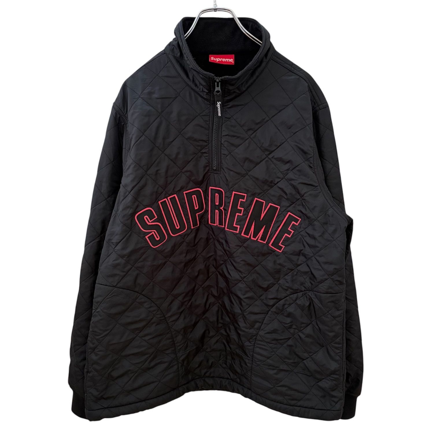 Supreme 17ss Arc Logo Quilted Half Zip Pullover - メルカリ