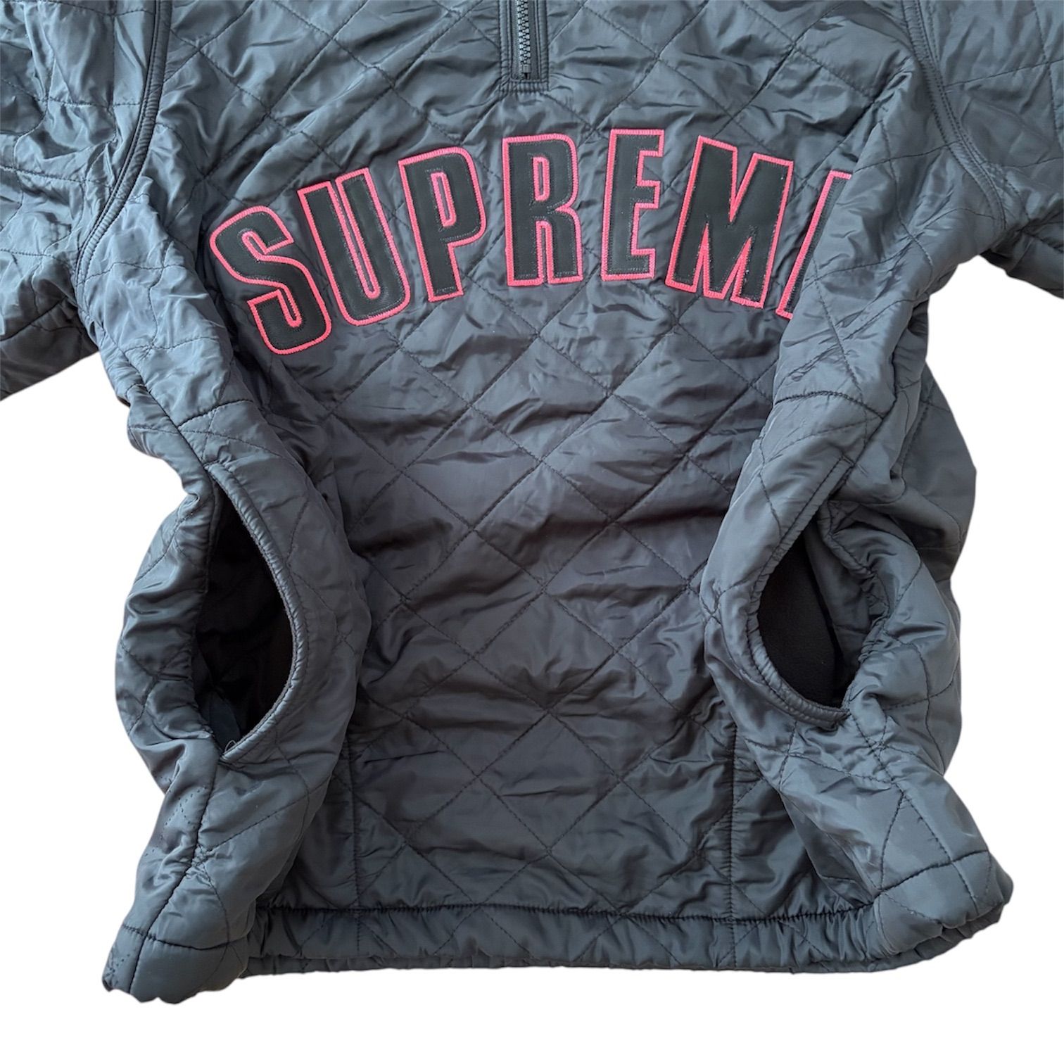 Supreme 17ss Arc Logo Quilted Half Zip Pullover - メルカリ