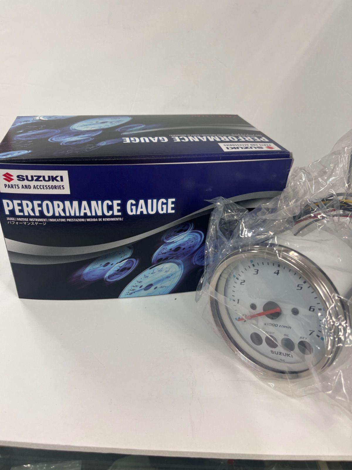 現品限り スズキ 船外機用 税込定価28 930円 タコメーターアッシ ウイズモニタ ホワイト 部品番号 34200-93 J 11 メーカー SUZUKI