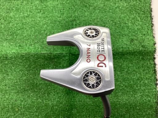オデッセイ WHITE HOT OG 7 NANO 33インチ パター PT スチール フレックスその他 メンズ 男性用 右利き 右用 Bランク ゴルフクラブ