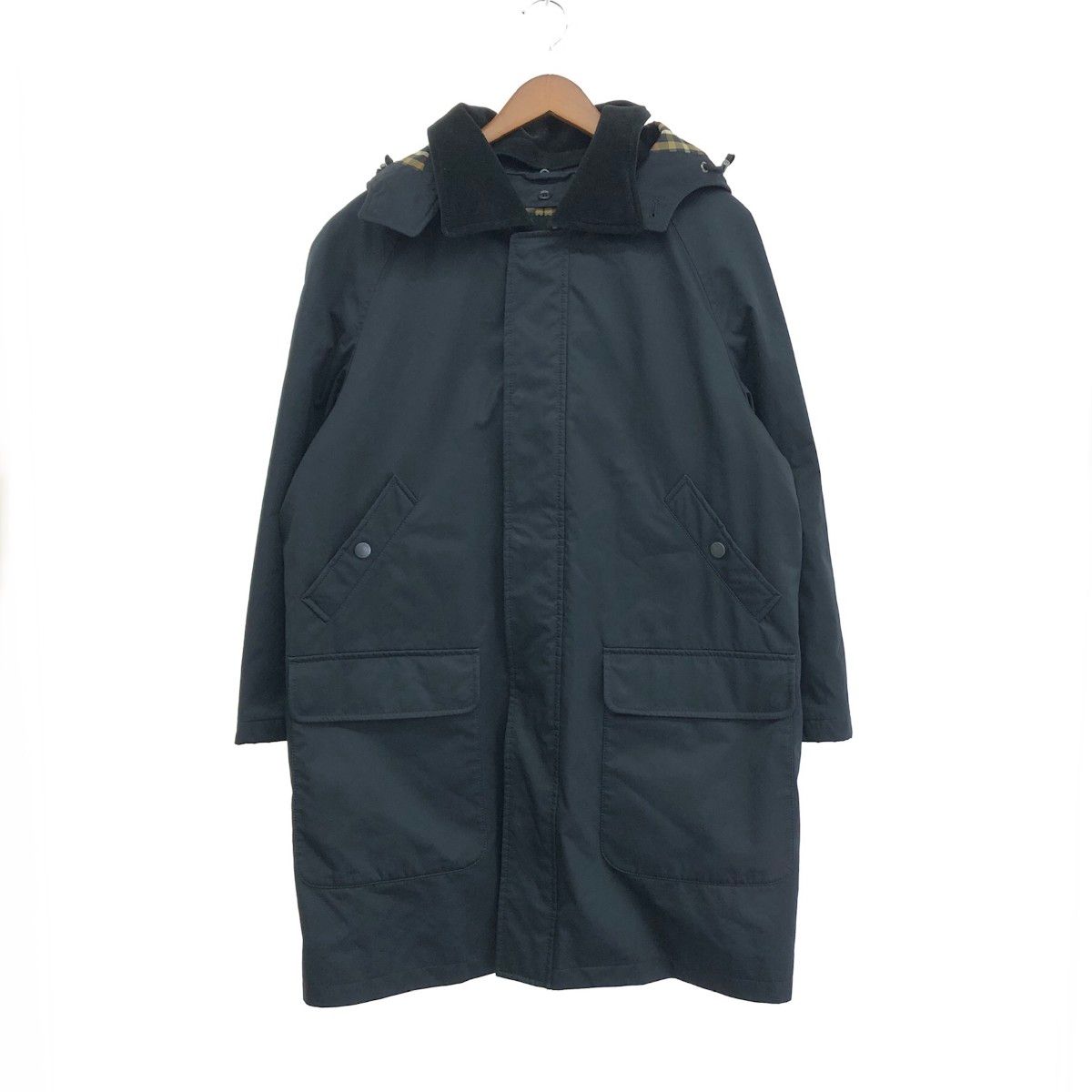 DAKS LONDON ダックスロンドン フーディハーフオーバーコート サイズ 