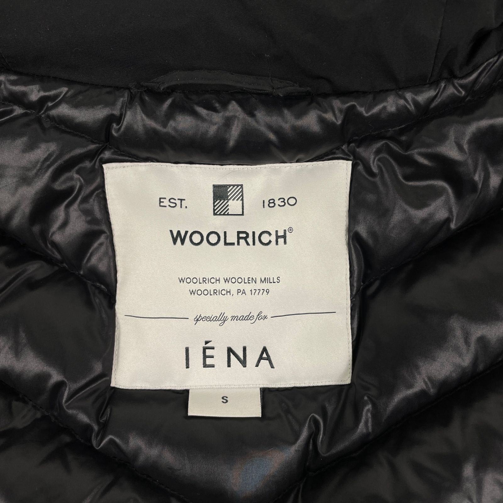 IENA WOOLRICH イエナ ウールリッチ WWCPS2863 BOW BRIDGE フード付き 