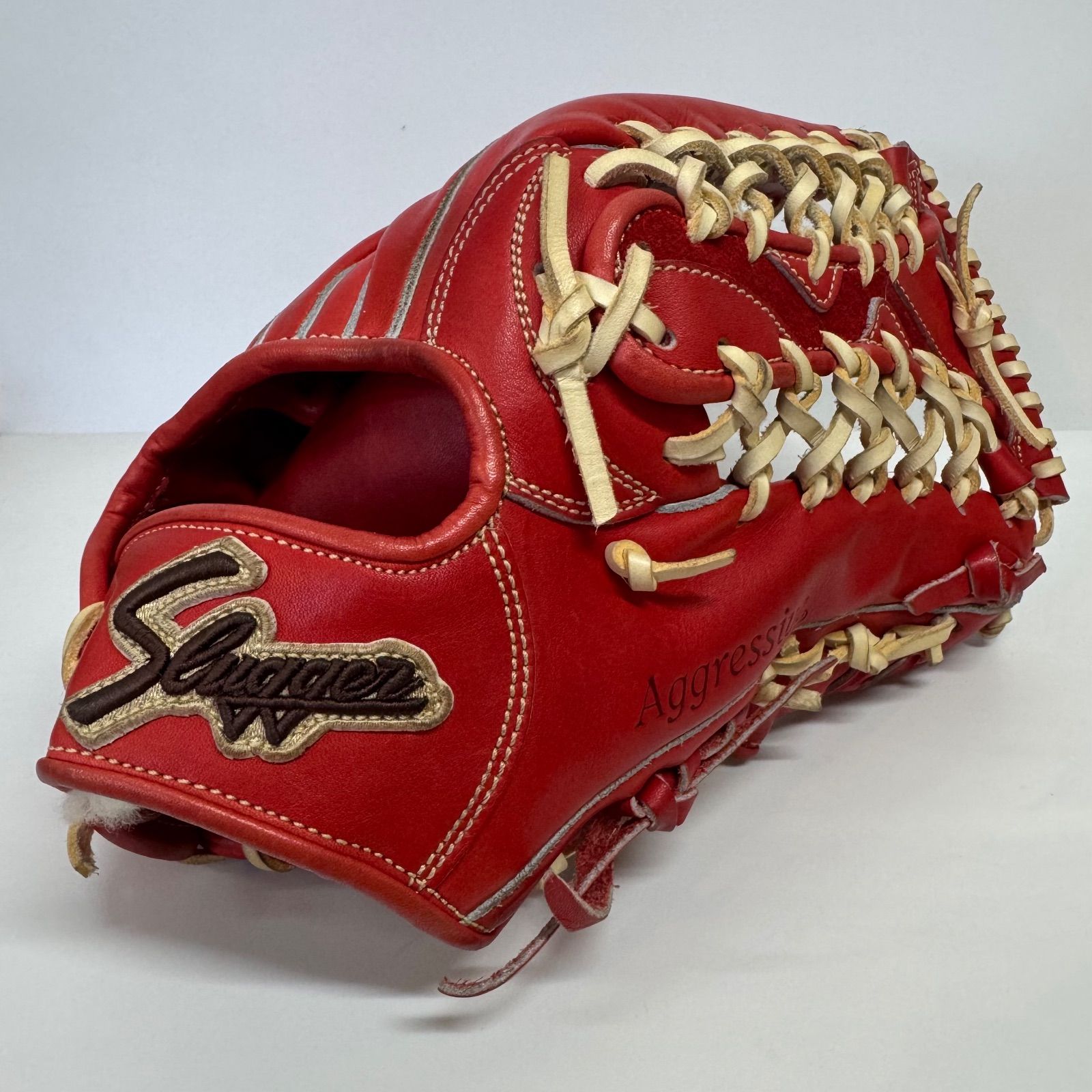 久保田スラッガー硬式用グローブ KSG-SPM 赤 バーガンディ