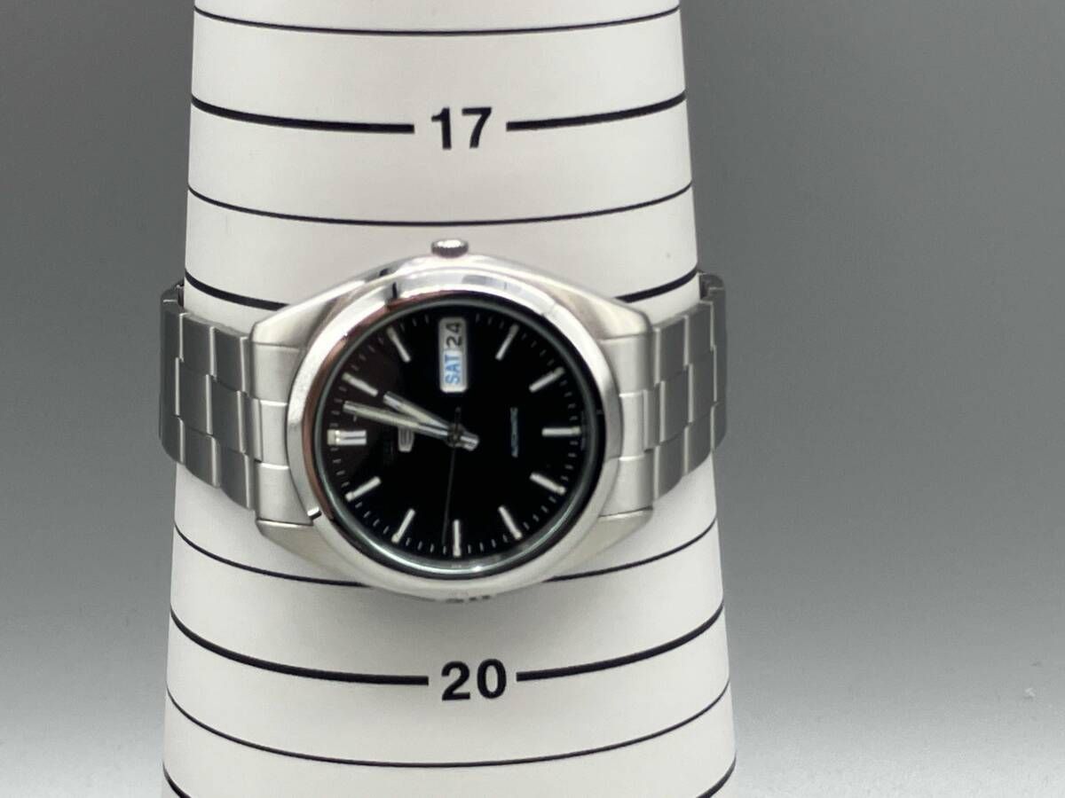 SEIKO SEIKO5 7S26-0440 SNK115X メンズ 自動巻 ブラック アナログ 箱