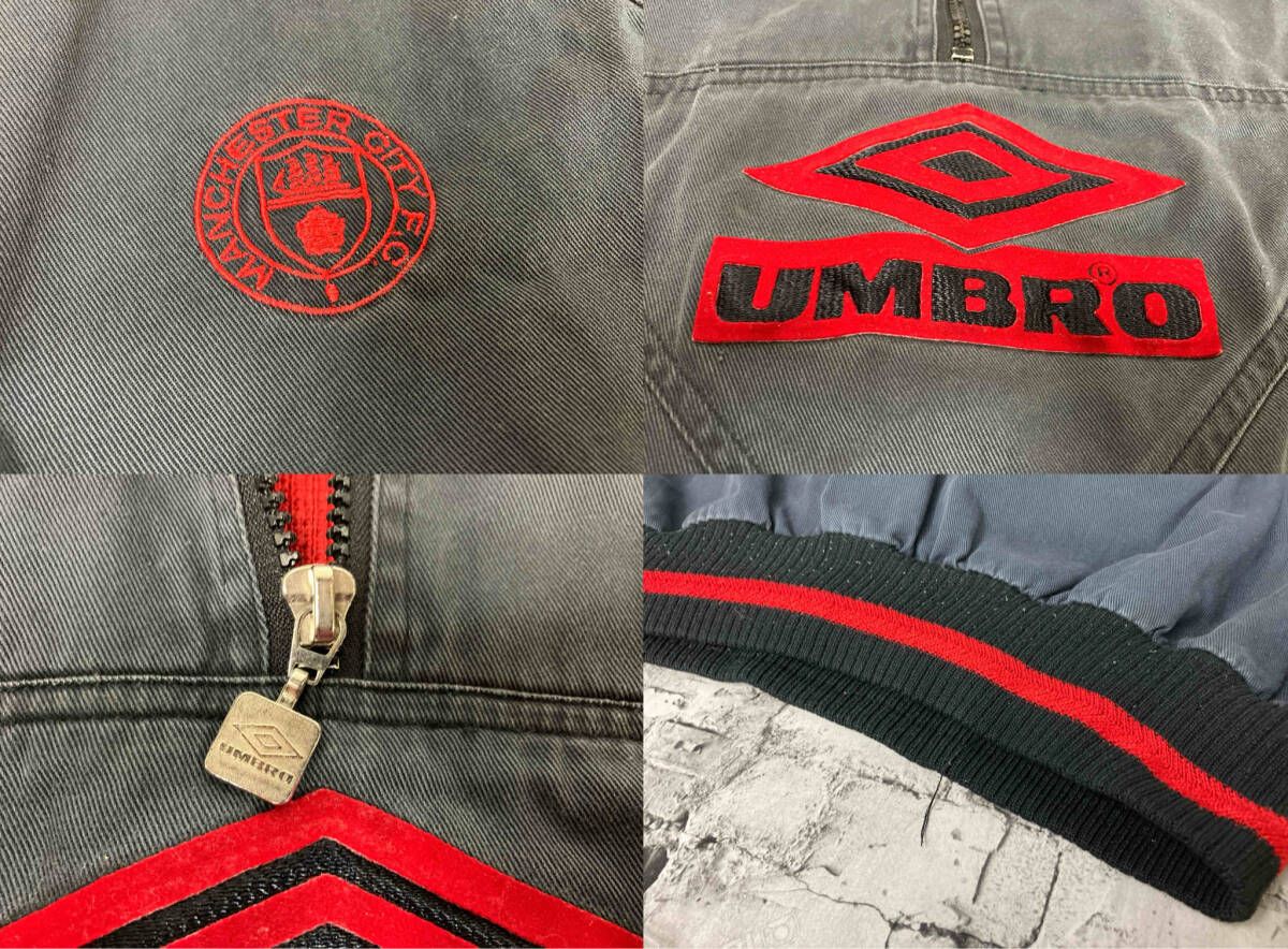 希少品】 マンチェスターシティ UMBRO ドリルトップ 90s Lサイズ
