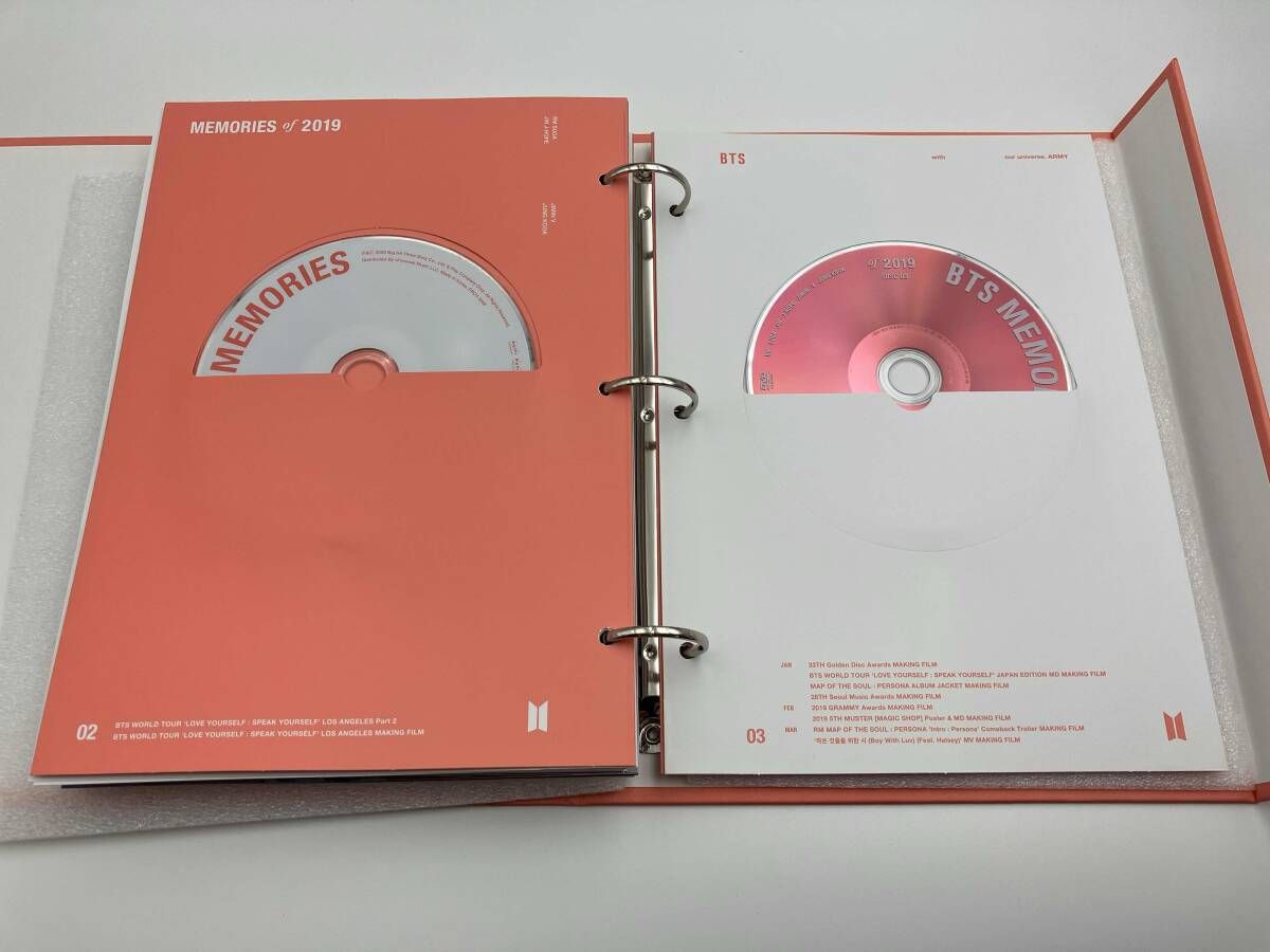 DVD BTS MEMORIES OF 2019(UNIVERSAL MUSIC STORE & FC限定版) - メルカリ