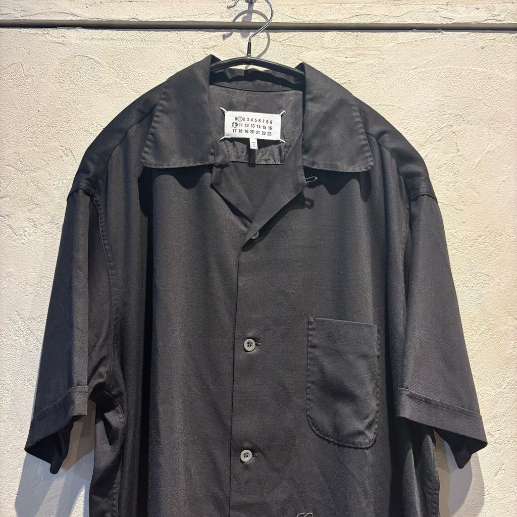 Maison Margiela メゾンマルジェラ 24SS Rayon Open Collar Shirt 半袖